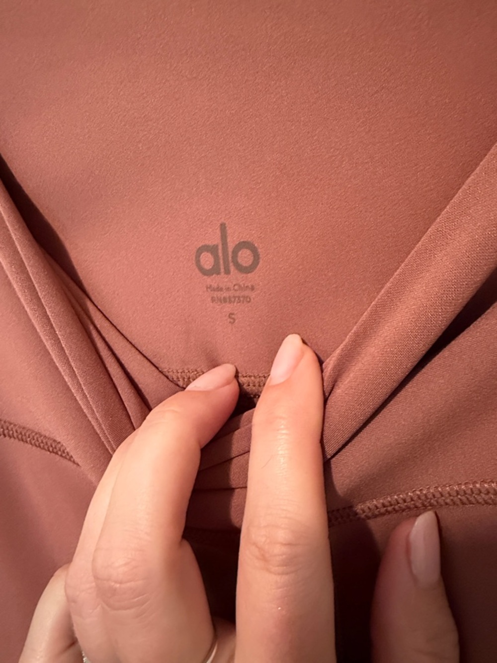 ALO Yoga High-Rise 7/8 Leggings - Chesnut - Picture 4 of 4